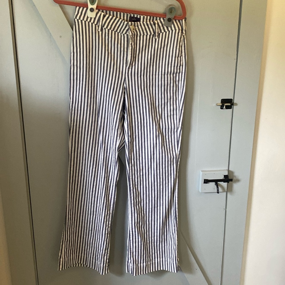 NYDJ striped ankle pants size 8